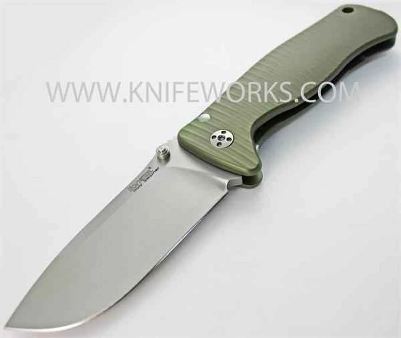 LionSteel Lion Steel SR2, Sleipner Steel, Green Aluminum Handle 1 LionSteel Lion Steel SR2, Sleipner Steel, Green Aluminum Handle