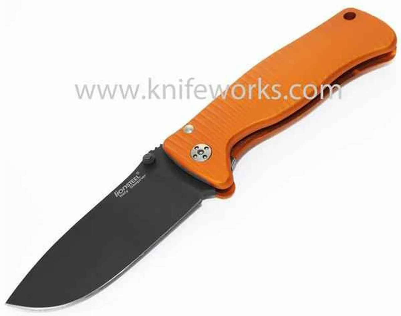 LionSteel Lion Steel SR2, Black Sleipner Steel, Orange Aluminum Handle 1 LionSteel Lion Steel SR2, Black Sleipner Steel, Orange Aluminum Handle
