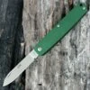 Fallkniven LTCGR Legal to Carry Pen Knife Green Aluminum Handle