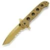 CRKT M16-14DSFG Desert Tanto Special Forces, 3.8" 8Cr14MoV Combo Blade, G-10 Handle