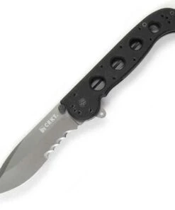 CRKT M21-14G Carson Folder, 3.8" 8Cr14MoV Combo Blade, G-10 Handle
