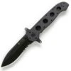 CRKT M21 Special Forces, Black Aluminum, AutoLAWKS, Combo Edge