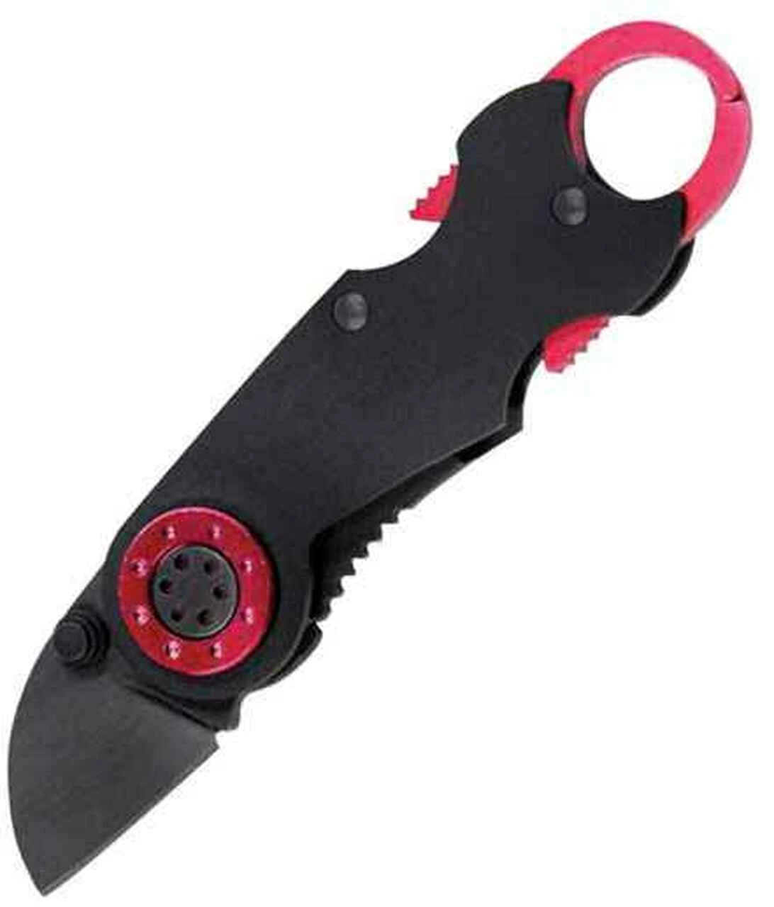 Mantis B-6 Caliper, 420J2 Handle, Black Blade, Caliper Clip 1 Mantis B-6 Caliper, 420J2 Handle, Black Blade, Caliper Clip
