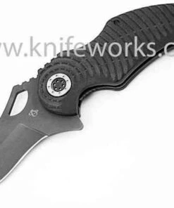 Mantis Kunitza Folder, Black coated 154CM stainless blade