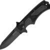 Maserin Revolt Tactical, Black G10 Handle, Plain Edge
