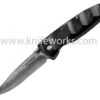 Mcusta Damascus Basic Folder Black Micarta, Black Cordura Sheath