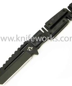 Mantis MF-4CM, Black G-10 Handle, Black 154CM Blade, Sheath