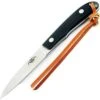 Moki Banff, Black linen micarta handles, 7 1/2" overall