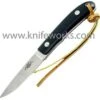 Moki Banff, Black linen micarta handles, 7" overall