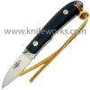 Moki Banff, Black linen micarta handles, 6 1/8" overall