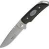 Marttiini Knives Marttiini Large Folder MFK-3T, Matte Finish Stainless Frame w/ FRN/TPE Injection Molded Handle Scales