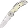 Myerchin Generation 2 Captain - Classic Series, 3 1/4 in Plain Edge, White Smooth Bone