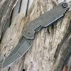 Quartermaster QSE-9TT, Mr. Strickland Gustavo 4.00 in. "Airbone" Tanto CPM 154 Texas Tea Frame Lock Folder