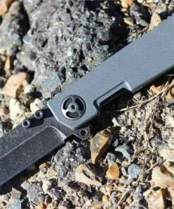 Quartermaster Texas Tea "Higgins", Stonewashed BD-4P Steel, G-10 Handle