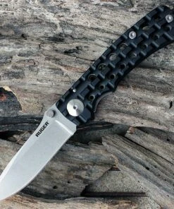 CRKT Ruger 1803 Go-N-Heavy Compact, 3.5 in. Drop Point Blade, Bill Harsey Design Folding Knife