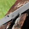 Red Horse Knives Red Horse Ronin Frame Lock, 154 CPM Stonewas Blade, Full Titanium Handles
