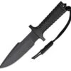 RPW Survival Knives RPW X46 6" Bowie Black, Combo Edge