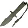 RPW Survival Knives RPW X46 5" Tanto OD, Combo Edge, w/ Khaki Nylon Sheath