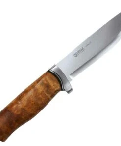 Helle GT, Triple Laminated Stainless Steel, Curly Birch Handle
