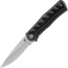 CRKT Ruger 1206 Crack Shot Compact, 3.15 in. Drop Point Combo Edge Blade, Ken Steigerwalt Design Outburst A/O Linerlock Folding Knife