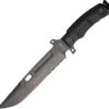 RUI Tactical Knives RUI Cuchillorui Puo, 12.6" Overall, Combo Edge, w/ Nylon Sheath