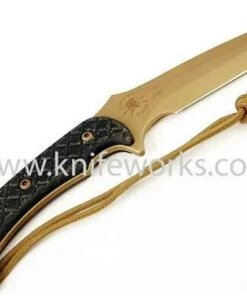 Spartan Blades Ares, Plain Flat Dark Earth Blade, Black Micarta Scale, Coyote Tan MOLLE Sheath