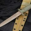 #Spartan Blades George V14 Dagger, CPM S35VN Earth Dagger, OD Green G10 Handle, Tan Kydex Sheath
