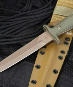 #Spartan Blades George V14 Dagger, CPM S35VN Earth Dagger, OD Green G10 Handle, Tan Kydex Sheath