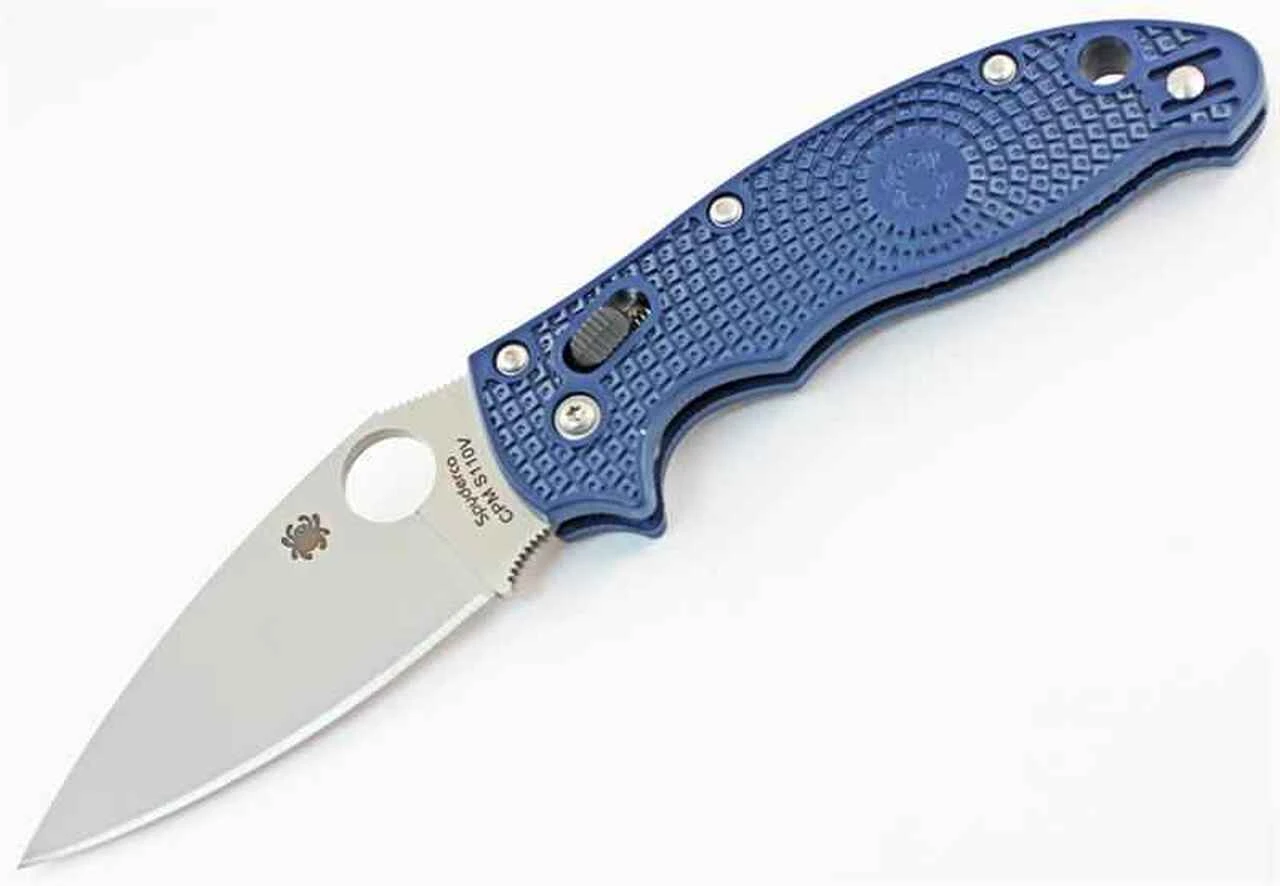 Spyderco Knives Spyderco C101PDBL2 Manix 2 Lightweight, 3.37" CPM S110V, Dark Blue FRN Handle 1 Spyderco Knives Spyderco C101PDBL2 Manix 2 Lightweight, 3.37" CPM S110V, Dark Blue FRN Handle