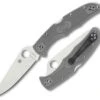 Spyderco Knives Spyderco C10FPGY Endura 4 Flat Ground, 3.75" VG-10 Blade, Gray FRN Handle