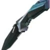 Schrade MAGIC, Black Tanto Blade, Spring Assisted, Chameleon Handle, Combo Edge