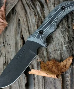 Schrade Extreme Survival Full Tang Drop Point Fixed Blade, SCHF36M, Black and Gray Micarta Handles, 10.41 in. Overall