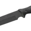Schrade SCHF37 Full Tang, 7" 1095 Carbon Steel Plain Blade, TPE Overlay Handle, Sharpening Stone, Nylon Sheath