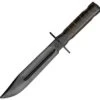 J. Adams Sheffield England J.A. Sheffield England Israeli Commando, Carbon Steel, Leather Handle