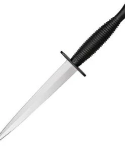 J. Adams Sheffield England J.A. Sheffield England Sykes Fairbairn Pattern Commando Dagger, Carbon Steel, Knurled Handle