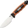 SOG Bladelight Hunt Fixed Blade, Satin 8Cr13MoV, Orange and Black GRN & TPR Handle
