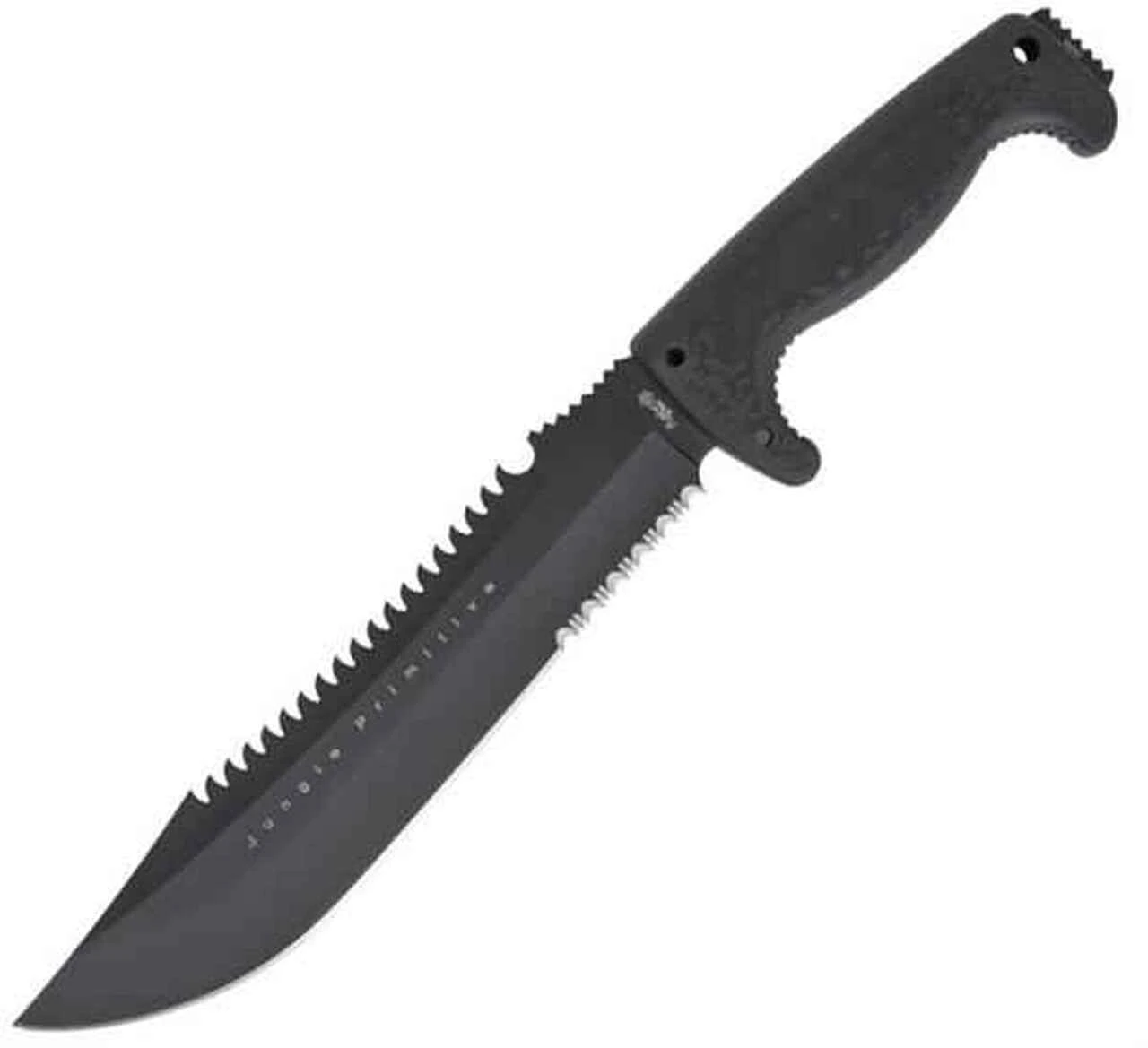 SOG Jungle Primitive, Kraton Handle, Black Blade, Nylon Sheath 1 SOG Jungle Primitive, Kraton Handle, Black Blade, Nylon Sheath