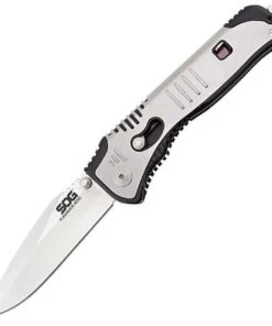 SOG Flashback Mini A/O Folder, AUS-8, GRN & Aluminum Handle