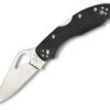 Byrd Knives Byrd Meadowlark 2 BY04GP2, Black G-10 Handle, Full Flat Ground Plain Edge