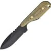 Shadow Tech Talon B, 7" Overall, Green Canvas Micarta Handle