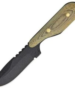 Shadow Tech Talon B, 7" Overall, Green Canvas Micarta Handle
