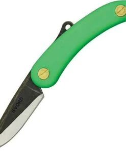 Svord Knives SVORD Mini Peasant Knife, Lime Green Polypropylene Handle