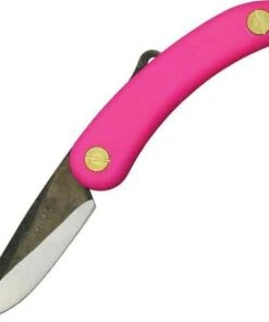 Svord Knives SVORD Mini Peasant Knife, Pink Polypropylene Handle