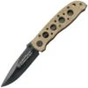 Smith and Wesson Smith & Wesson ExtremeOPS Linerlock, Desert sand handles, 440C stainless drop point blade