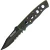 Smith and Wesson S&W ExtremeOps Framelock, Black Finish Stainless Blade, Combo Edge