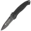 Smith and Wesson Smith & Wesson Medium SWAT MAGIC Spring Assist Knife, Combo Edge