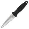 Smith and Wesson Smith & Wesson SWHRT3 HRT Military Boot Knife, 7.37" 440C SS Plain Blade, Black Kraton Handle, Black Sheath