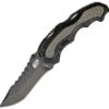 Smith and Wesson Smith & Wesson MAGIC Spring Assisted, Plain Edge, Black Aluminum Handle w/ Grey Insert