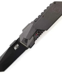 Smith and Wesson Smith & Wesson Military & Police M.A.G.I.C. Assisted Opening Knife, 3 1/2 in. Plain Tanto Blade Aluminum Handle