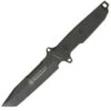 Smith and Wesson Smith & Wesson Homeland Security Tanto. 6" black coated stainless tanto blade with partial sawback.